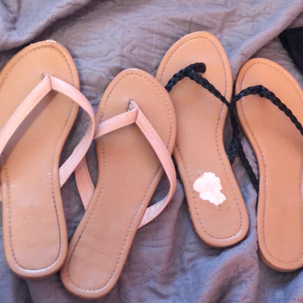 flip flops.